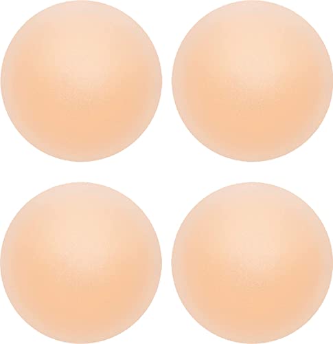 Memoryee Nippelpads Damen Nippel Covers mit Brustwarzenschutz Ultra Dünne Unsichtbare Pasties Wiederverwendbare Selbstklebende Silikonhülle/2 Pairs Round Memoryee Nippelpads Damen Nippel Covers mit Brustwarzenschutz Ultra Dünne Unsichtbare Pasties Wiederverwendbare Selbstklebende Silikonhülle/2 Pairs Round von Memoryee