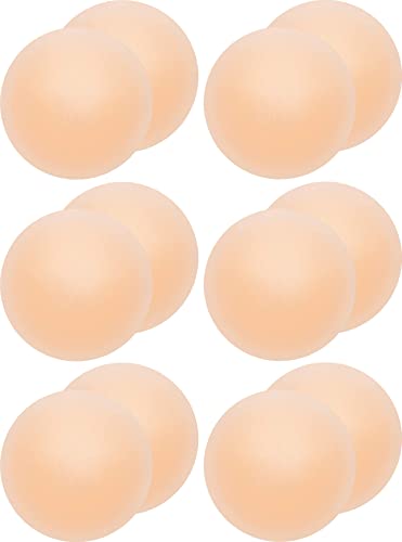 Memoryee Nippelpads Damen Nippel Covers mit Brustwarzenschutz Ultra Dünne Unsichtbare Pasties Wiederverwendbare Selbstklebende Silikonhülle/6 Pairs Round Memoryee Nippelpads Damen Nippel Covers mit Brustwarzenschutz Ultra Dünne Unsichtbare Pasties Wiederverwendbare Selbstklebende Silikonhülle/6 Pairs Round von Memoryee
