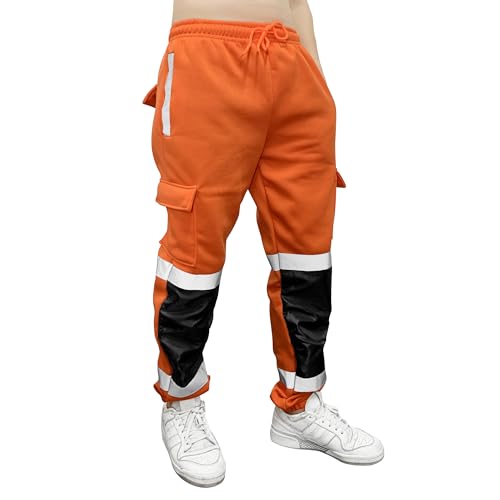 Memoryee Reflektierende Jogginghose mit hoher Sichtbarkeit mit 360° Ultra Performance Utility-Reflektorstreifen Winter-Outdoor-Worker-Thermohose für Herren Memoryee Reflektierende Jogginghose mit hoher Sichtbarkeit mit 360° Ultra Performance Utility-Reflektorstreifen Winter-Outdoor-Worker-Thermohose für Herren von Memoryee