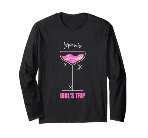 Strandgetränk für Mädchen Memphis Tennessee Langarmshirt Strandgetränk für Mädchen Memphis Tennessee Langarmshirt von Memphis Girls Trip Vacation Outfit