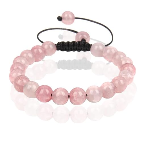Memphis No.3 Damen Armband - 8mm Light Pink von Memphis