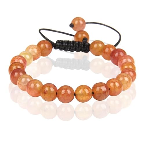 Memphis No.3 Damen Armband - 8mm Orange von Memphis