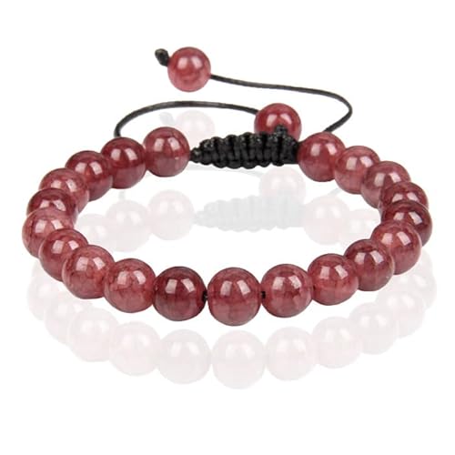 Memphis No.3 Damen Armband - 8mm Rot von Memphis