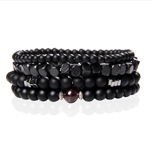 Memphis Stacked Armband - Holz & Achat Memphis Stacked Armband - Holz & Achat von Memphis