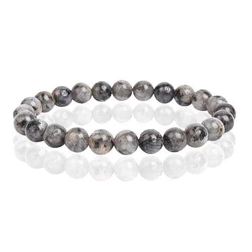 Naturstein Armband mit 8mm Perlen Memphis - Labradorit von Memphis