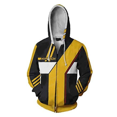 Mempire Herren Hoodie 3D Borderlands Hyperion Thema Cosplay Hoodie Casual Sport Sweatshirt (A,XL) von Mempire