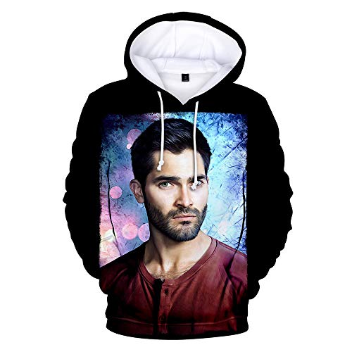 Mempire Herren Kapuzenpullover Derek Hale Der Alpha-Werwolf Sweatshirts für Jungen von Mempire