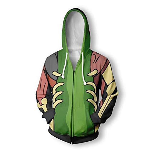 Mempire Pickle Rick Hoodie Sweatshirts Causal Jackets (M) von Mempire