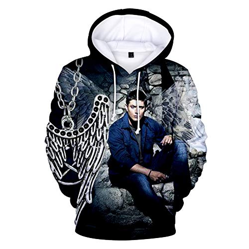 Mempire Supernatural Kapuzenpullover Herren Sam and Dean Winchester Sweatshirts Jungen Pullover von Mempire