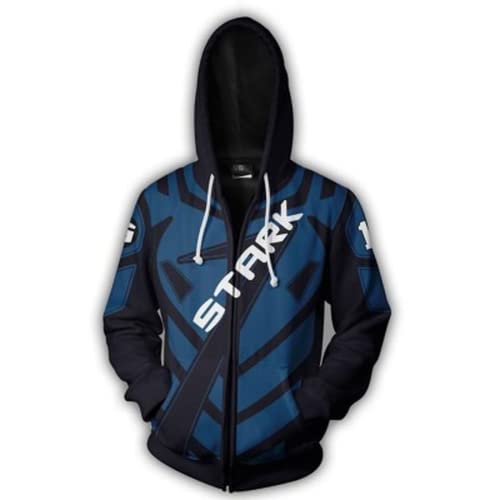 Mempire Tony Stark Hoodies für Herren Sportbekleidung, Schwarz , XXL von Mempire