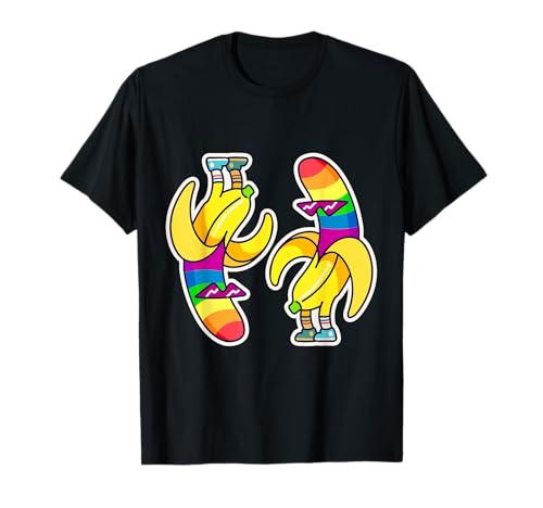 Herren Gay Pride Rainbow 69 Bananas Upside Down Gay Couple MLM T-Shirt von Men Gay Pride Month 2025 Graphic Tee Merch Apparel