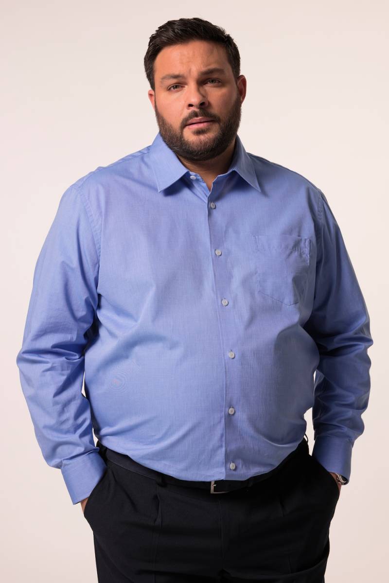 Große Größen Men+ Businesshemd, Herren, blau, Größe: 5XL, Baumwolle, Men Plus von Men Plus