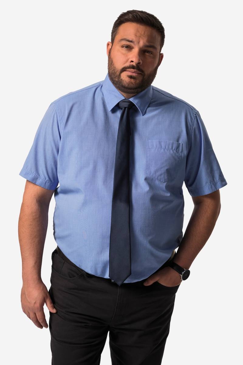 Große Größen Men+ Businesshemd, Herren, blau, Größe: 7XL, Polyester/Baumwolle, Men Plus von Men Plus