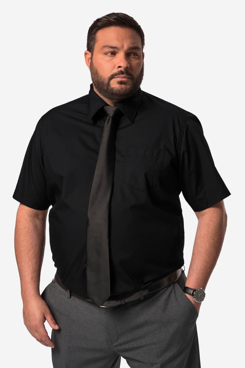 Große Größen Men+ Businesshemd, Herren, schwarz, Größe: 3XL, Polyester/Baumwolle, Men Plus von Men Plus