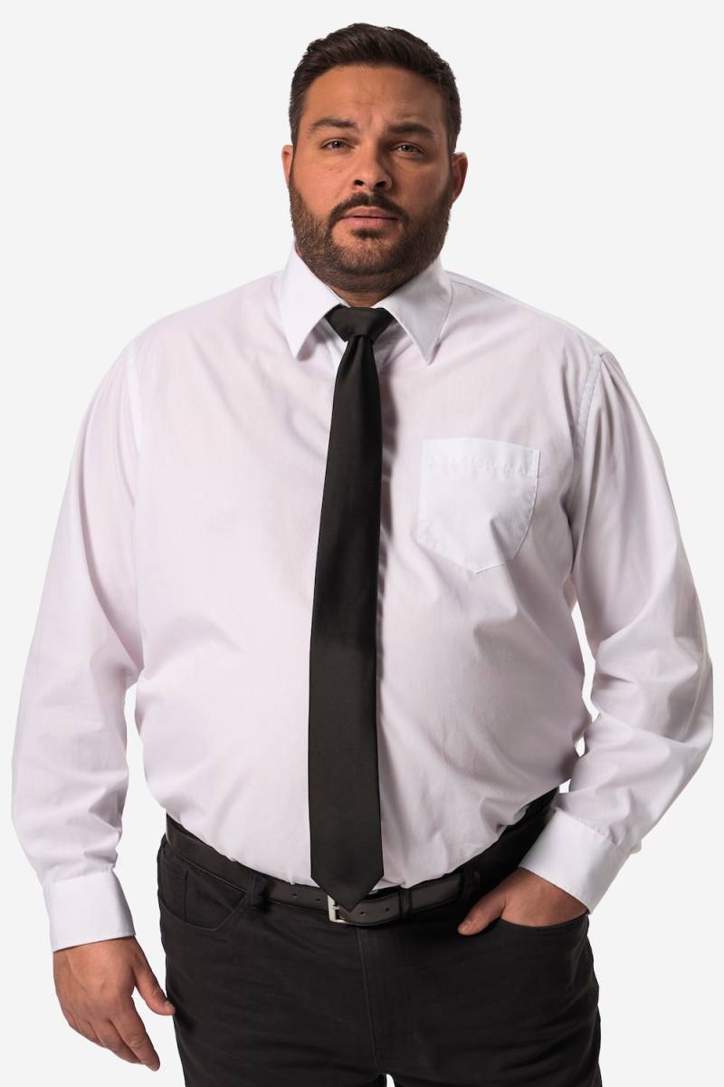 Große Größen Men+ Businesshemd, Herren, weiß, Größe: 4XL, Polyester/Baumwolle, Men Plus von Men Plus