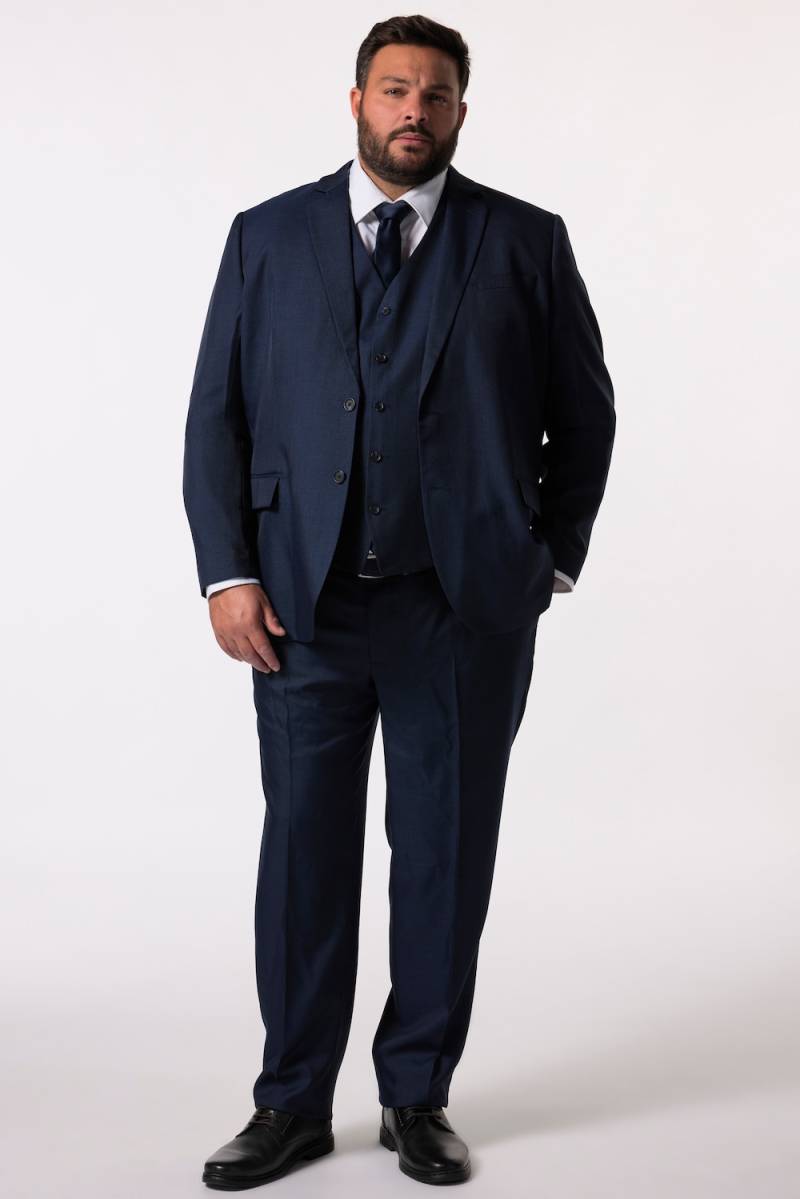 Große Größen Men+ Businesshose Florenz Bauchfit, Herren, blau, Größe: 70, Polyester, Men Plus von Men Plus