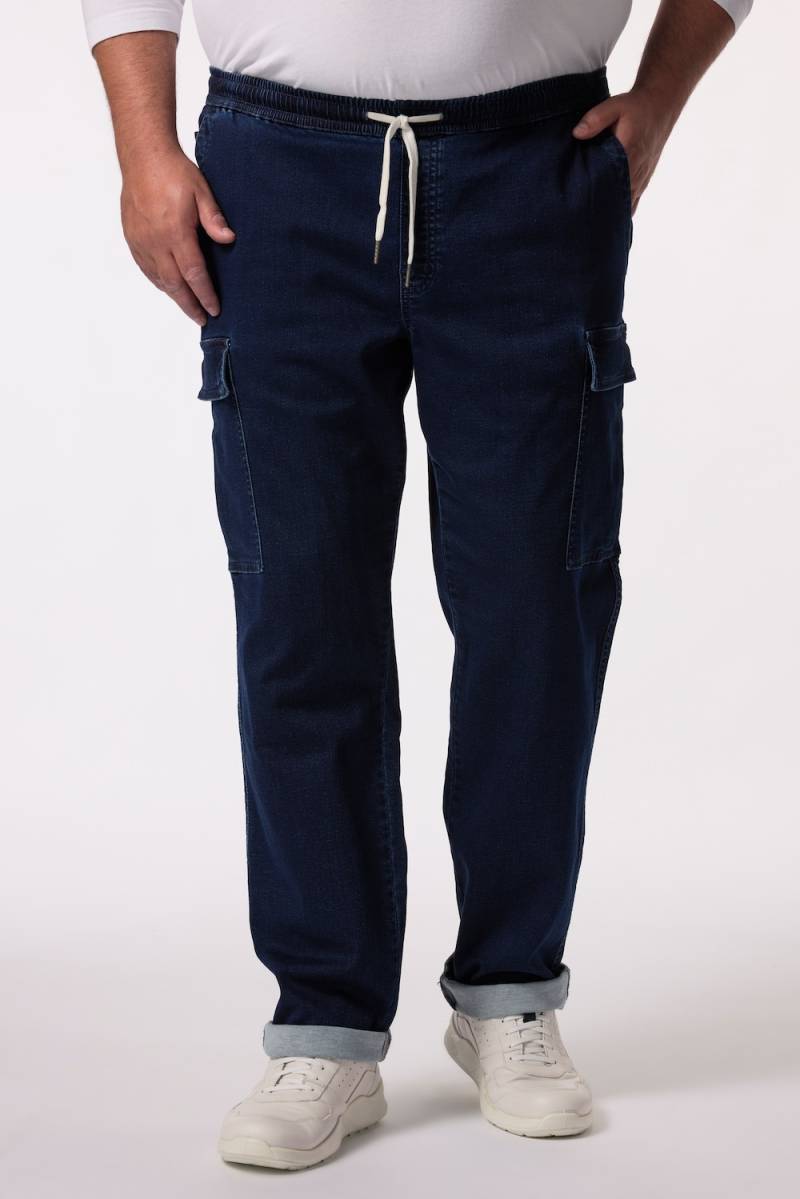 Große Größen Men+ Cargo-Jeans, Herren, blau, Größe: 6XL, Baumwolle, Men Plus von Men Plus