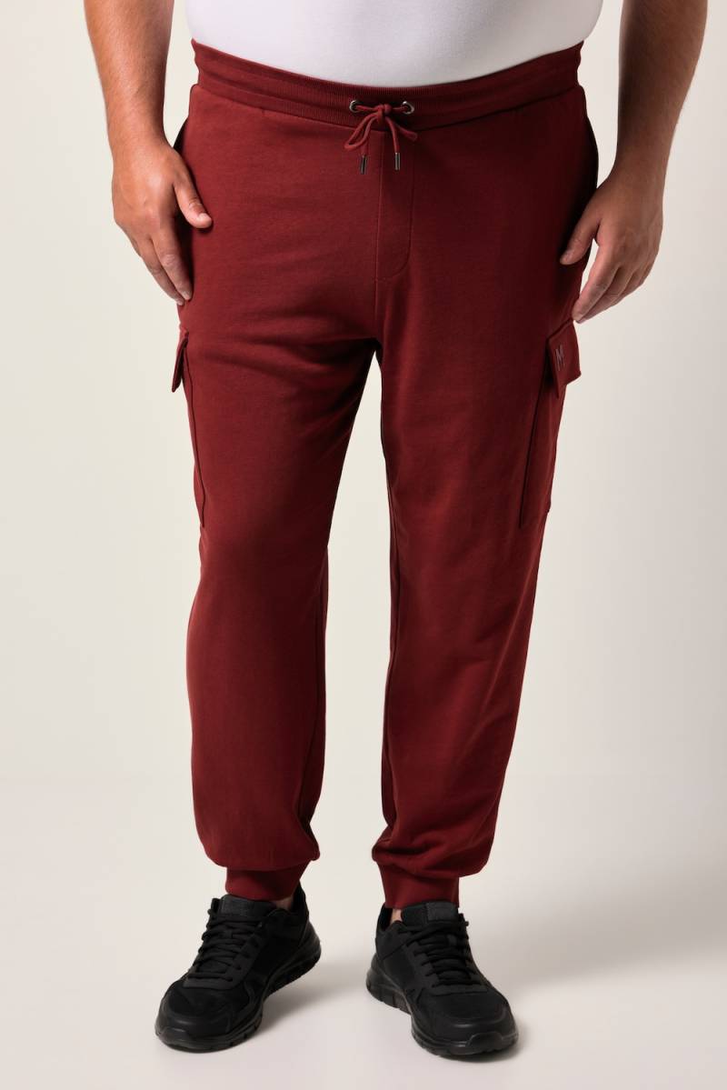 Große Größen Men+ Cargo-Jogginghose, Herren, rot, Größe: 4XL, Baumwolle, Men Plus von Men Plus