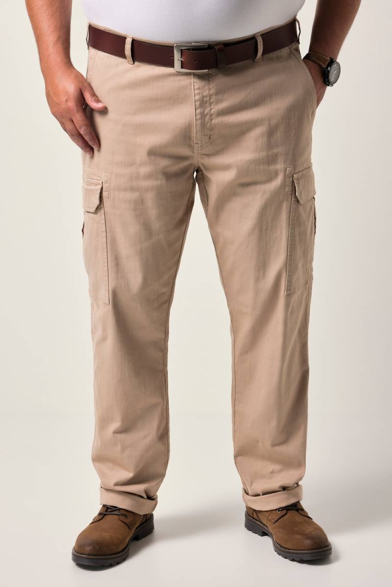 Große Größen Men+ Cargojeans Bauchfit, Herren, braun, Größe: 68, Baumwolle, Men Plus von Men Plus
