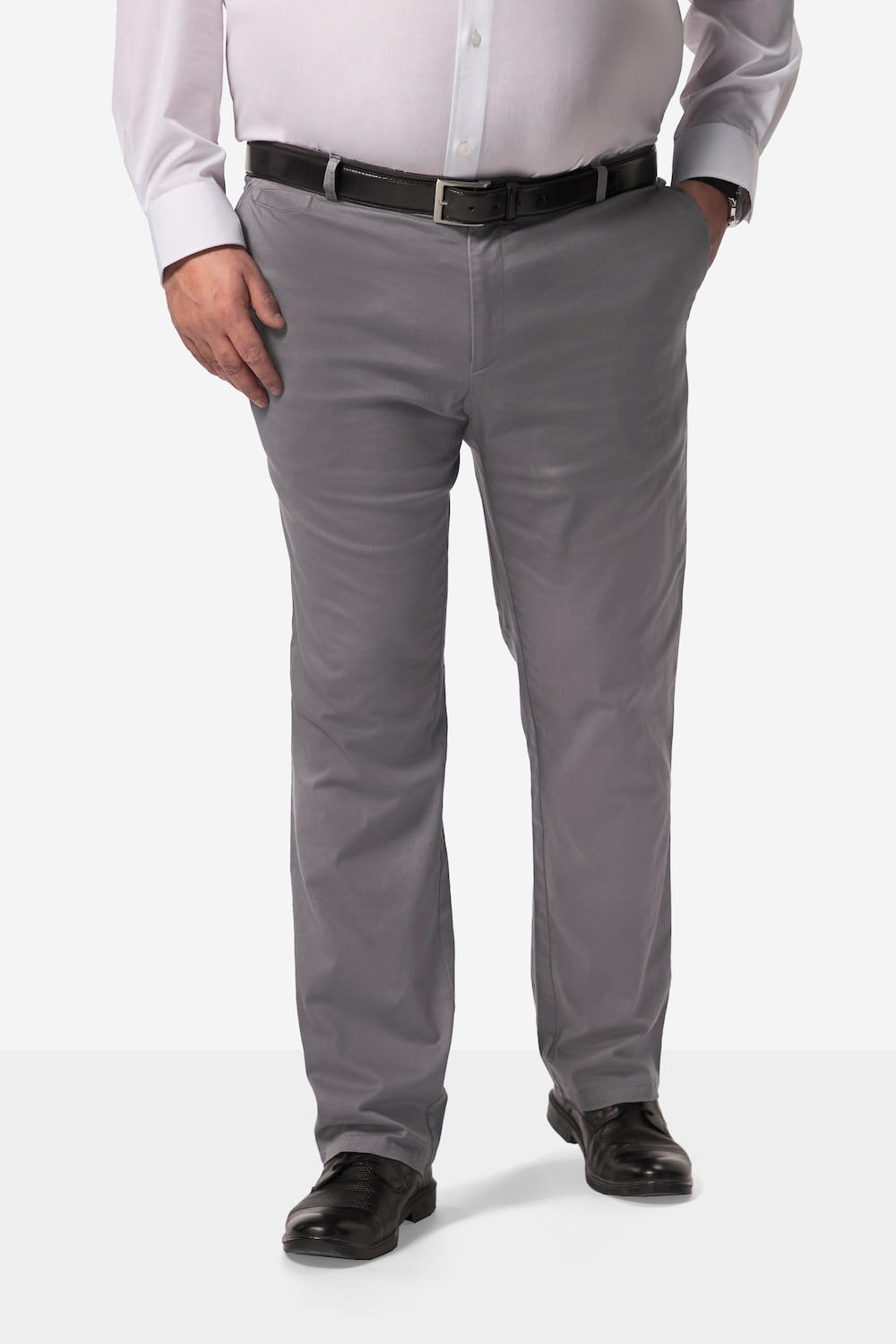 Große Größen Men+ Chino, Herren, grau, Größe: 74, Baumwolle, Men Plus von Men Plus