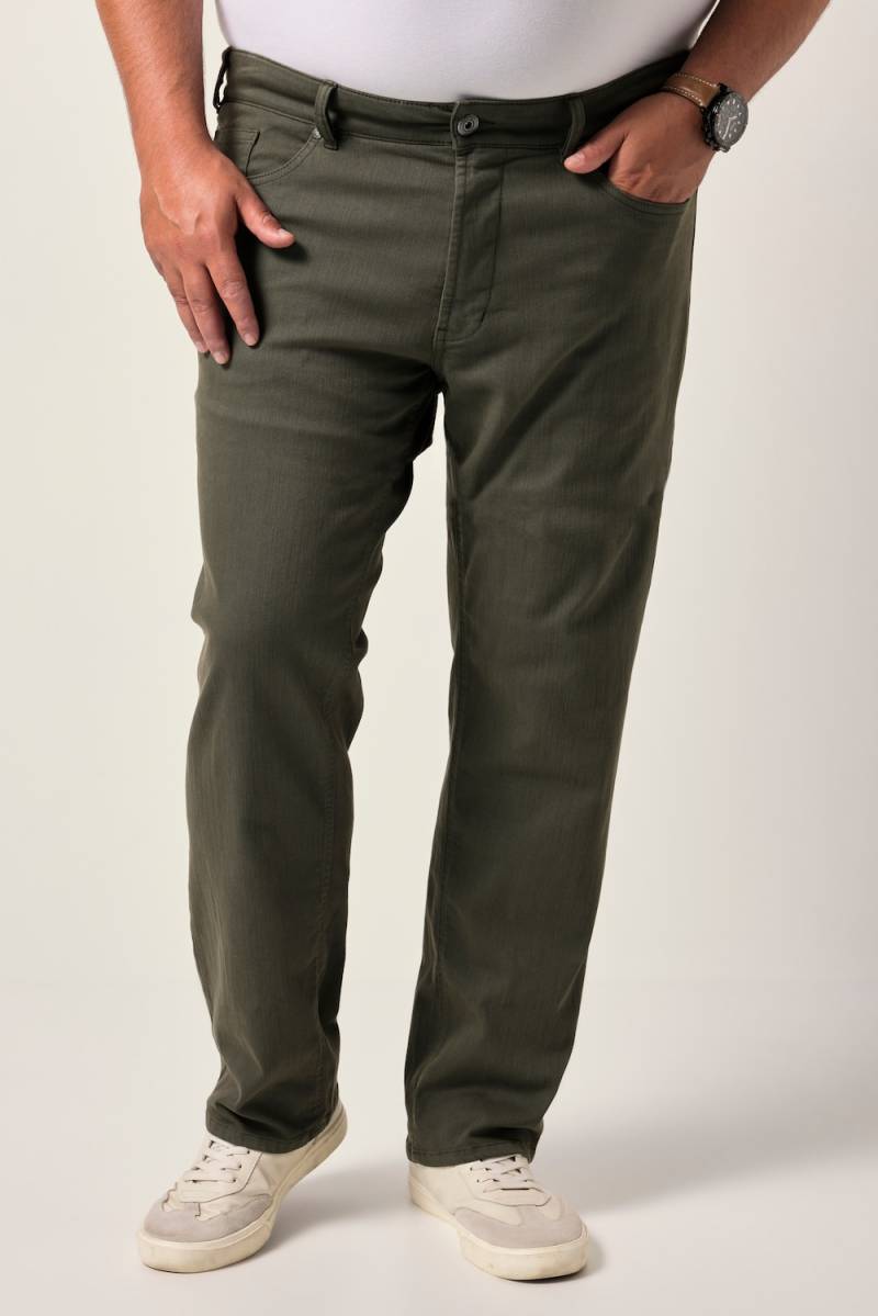 Große Größen Men+ Color-Jeans, Herren, grün, Größe: 70, Baumwolle, Men Plus von Men Plus