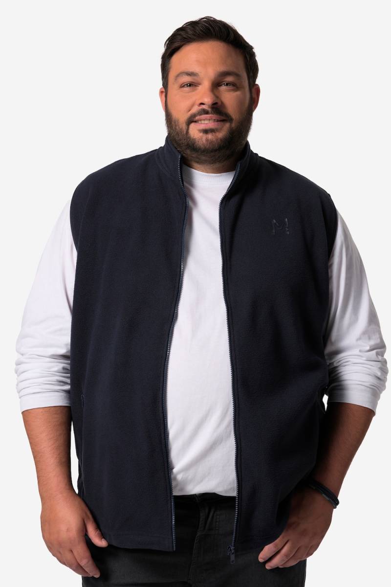 Große Größen Men+ Fleeceweste, Herren, blau, Größe: XXL, Polyester, Men Plus von Men Plus
