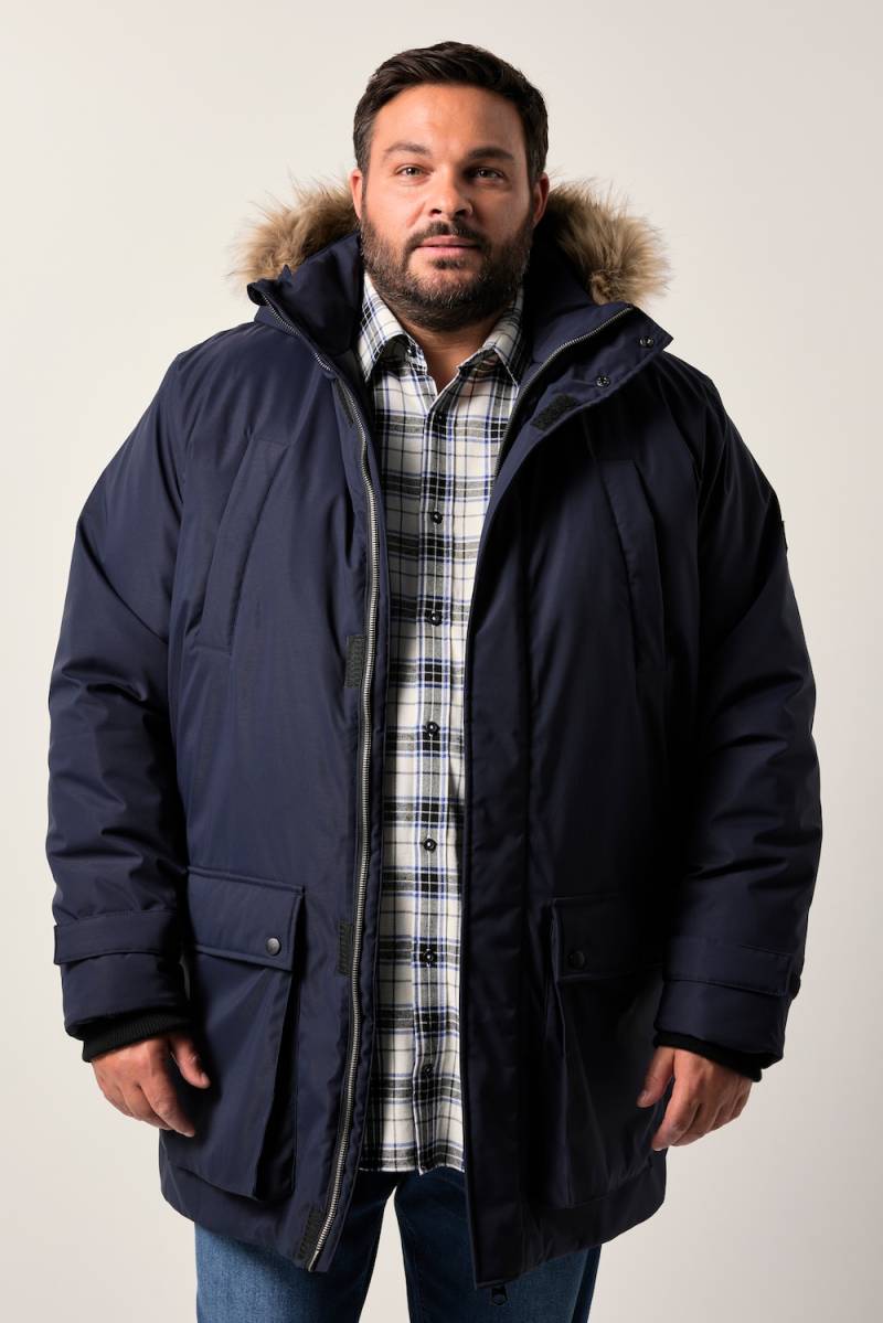Große Größen Men+ Funktions-Parka, Herren, blau, Größe: 7XL, Polyester, Men Plus von Men Plus