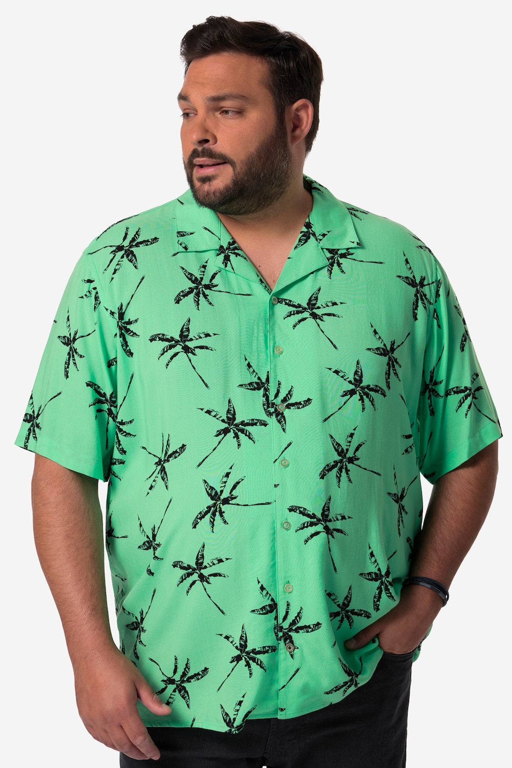 Große Größen Men+ Hemd, Herren, türkis, Größe: 5XL, Viskose, Men Plus von Men Plus