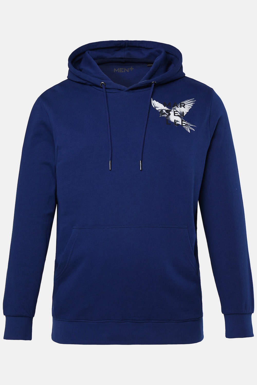 Große Größen Men+ Hoodie, Herren, blau, Größe: 5XL, Baumwolle, Men Plus von Men Plus