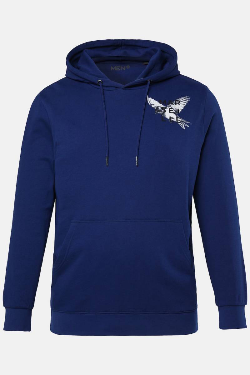 Große Größen Men+ Hoodie, Herren, blau, Größe: 5XL, Baumwolle, Men Plus von Men Plus
