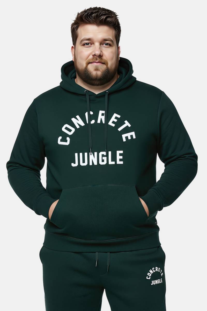 Große Größen Men+ Hoodie, Herren, grau, Größe: 3XL, Baumwolle/Polyester, Men Plus von Men Plus