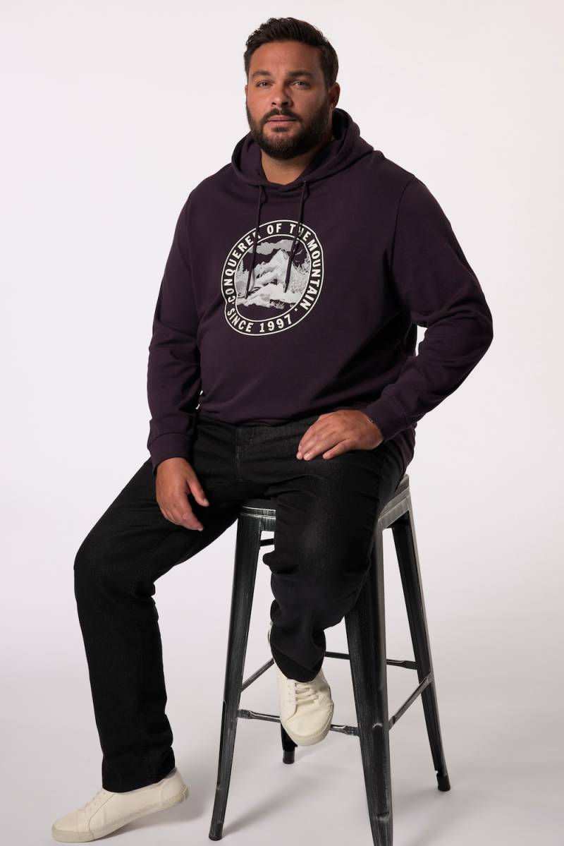 Große Größen Men+ Hoodie, Herren, lila, Größe: 5XL, Baumwolle, Men Plus von Men Plus