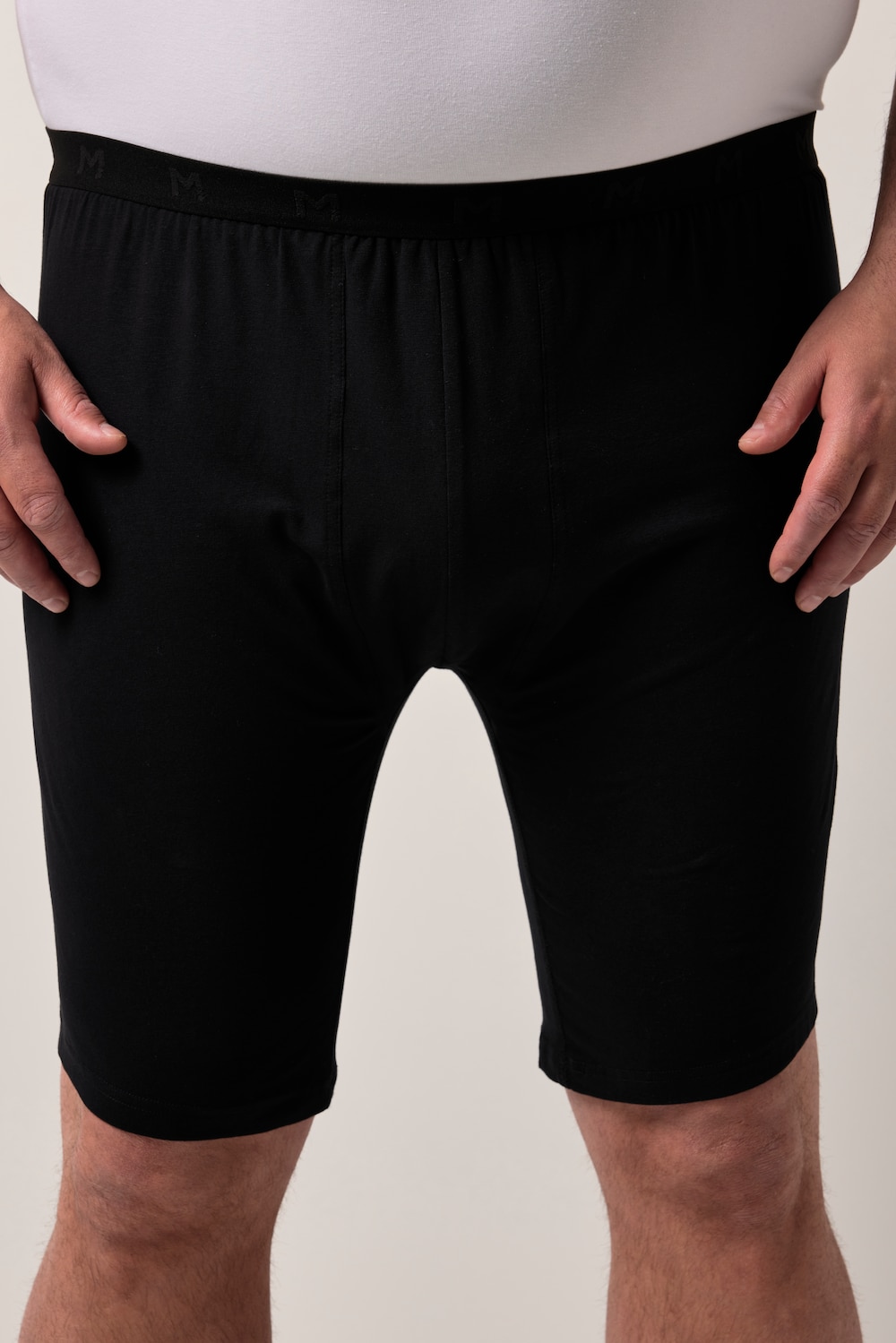 Große Größen Men+ Longpants FLEXLASTIC®, Herren, schwarz, Größe: 8XL, Baumwolle, Men Plus von Men Plus