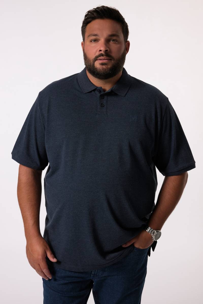 Große Größen Men+ Poloshirt, Herren, blau, Größe: XL, Baumwolle/Polyester, Men Plus von Men Plus