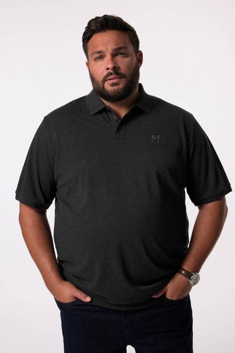 Große Größen Men+ Poloshirt, Herren, schwarz, Größe: XXL, Baumwolle/Polyester, Men Plus von Men Plus