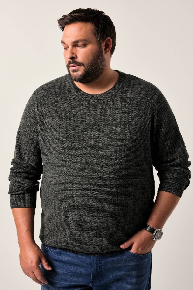 Große Größen Men+ Pullover, Herren, grau, Größe: 7XL, Baumwolle, Men Plus von Men Plus