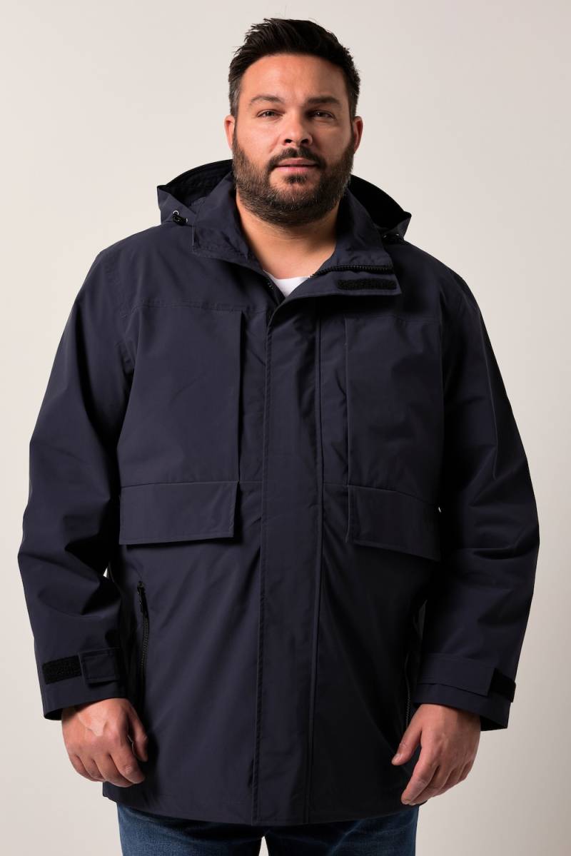 Große Größen Men+ Regenjacke, Herren, blau, Größe: XL, Polyester, Men Plus von Men Plus