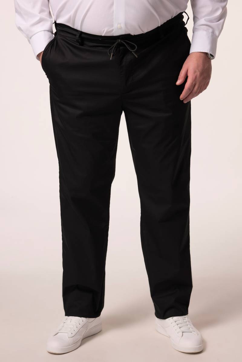 Große Größen Men+ Schlupfbund-Chino FLEXLASTIC®, Herren, schwarz, Größe: 62, Baumwolle/Synthetische Fasern, Men Plus von Men Plus