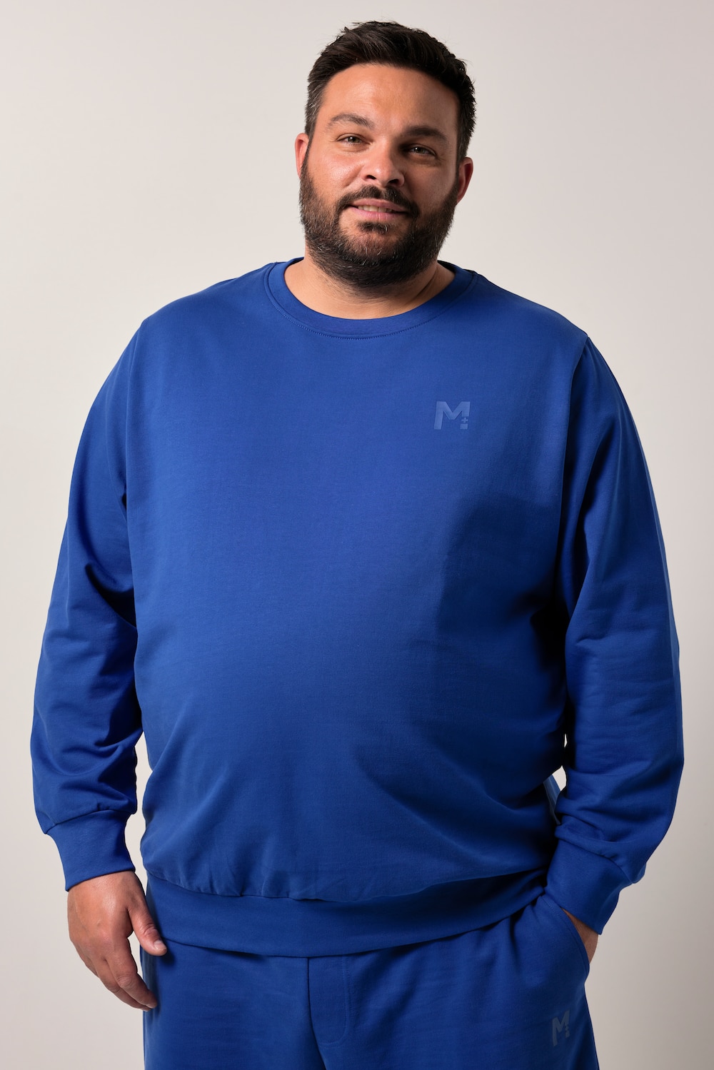 Große Größen Men+ Sweatshirt, Herren, blau, Größe: L, Baumwolle, Men Plus Große Größen Men+ Sweatshirt, Herren, blau, Größe: L, Baumwolle, Men Plus von Men Plus