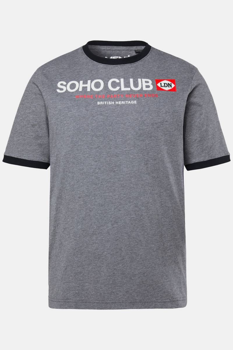 Große Größen Men+ T-Shirt, Herren, grau, Größe: 6XL, Baumwolle/Viskose, Men Plus von Men Plus