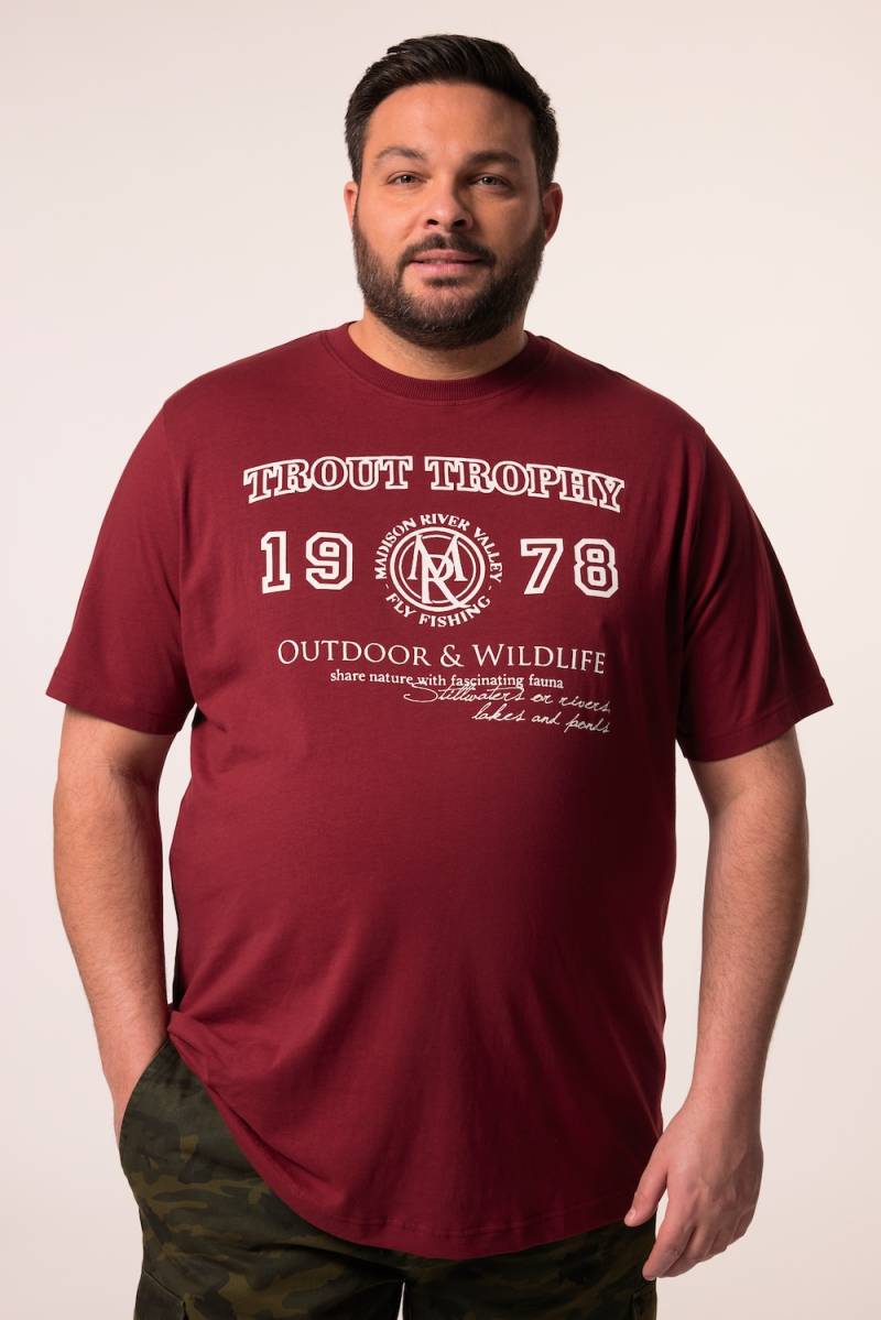 Große Größen Men+ T-Shirt, Herren, rot, Größe: 4XL, Baumwolle, Men Plus von Men Plus