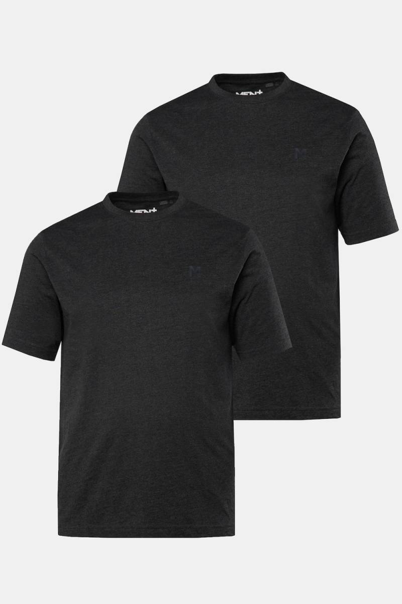 Große Größen Men+ T-Shirt, Herren, schwarz, Größe: 6XL, Baumwolle/Polyester, Men Plus von Men Plus