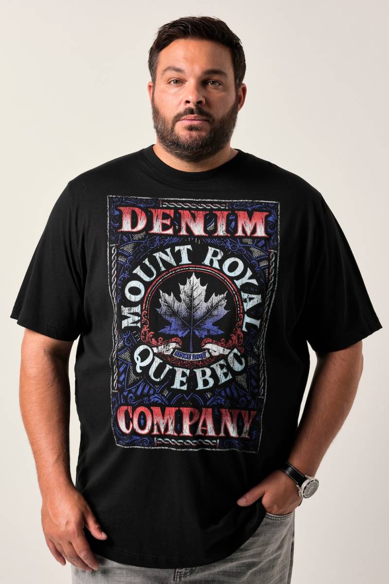 Große Größen Men+ T-Shirt, Herren, schwarz, Größe: XXL, Baumwolle, Men Plus von Men Plus