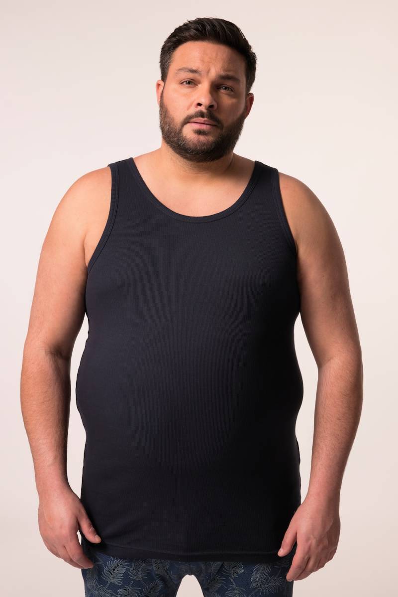 Große Größen Men+ Unterhemd, Herren, blau, Größe: 5XL, Baumwolle, Men Plus von Men Plus