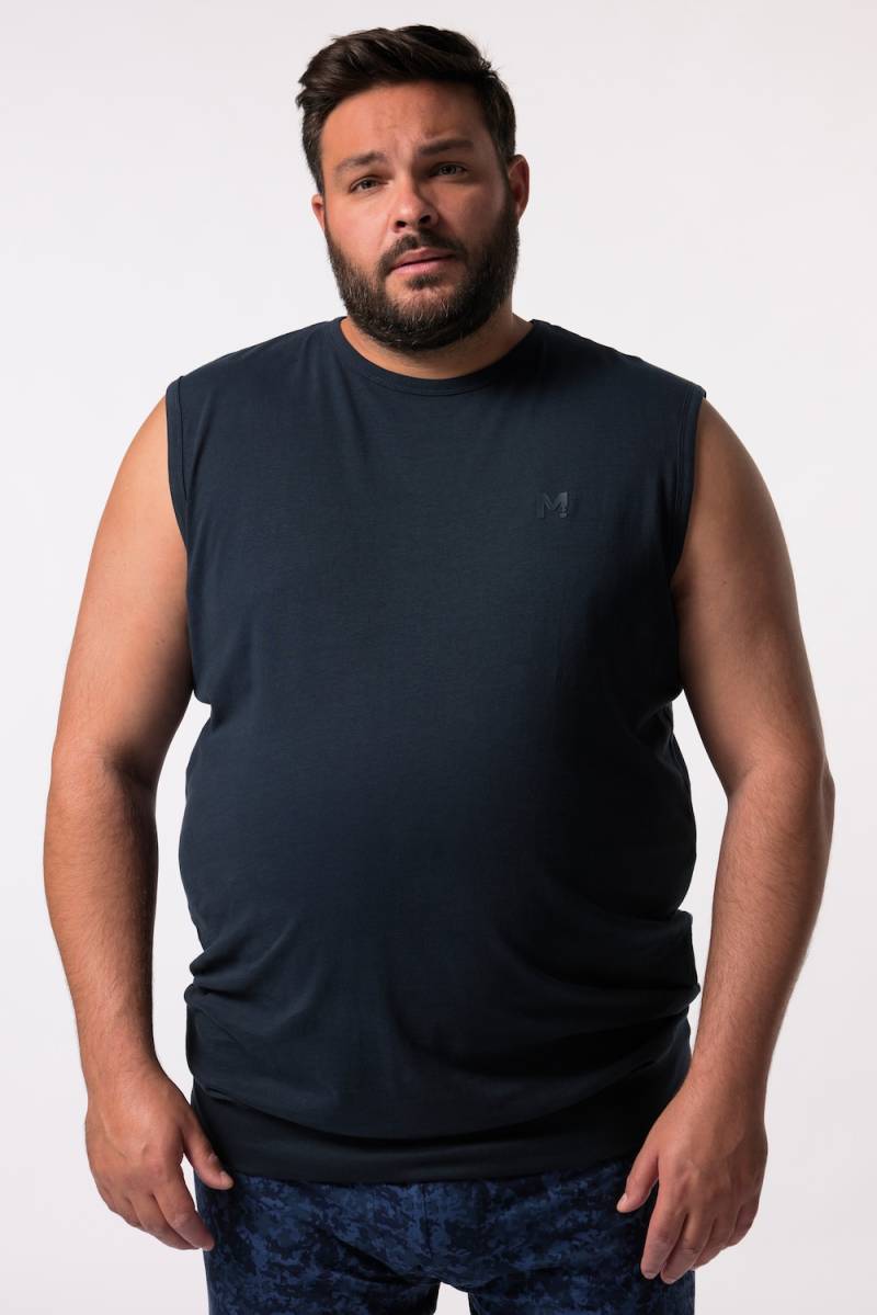 Große Größen Men+ Unterhemd Bauchfit, Herren, blau, Größe: 8XL, Baumwolle, Men Plus von Men Plus