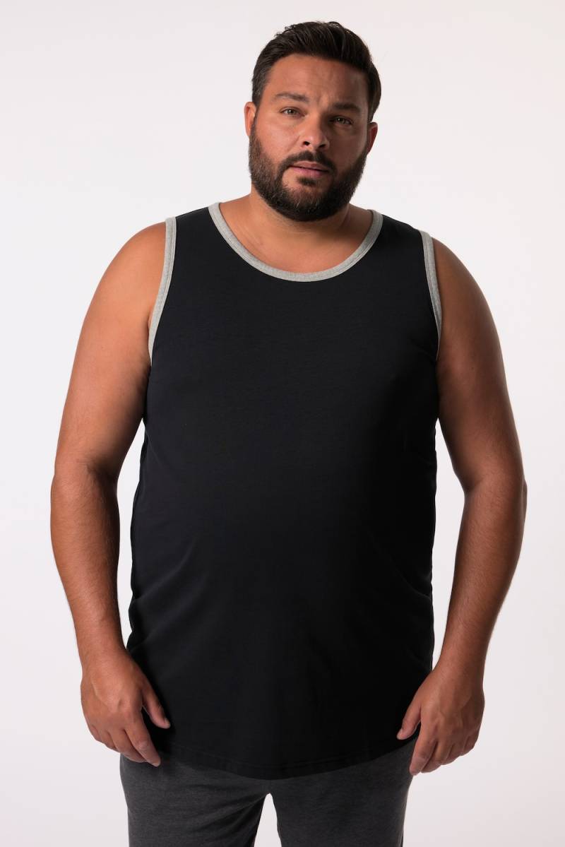 Große Größen Men+ Unterhemden, Herren, schwarz, Größe: XL, Baumwolle, Men Plus von Men Plus