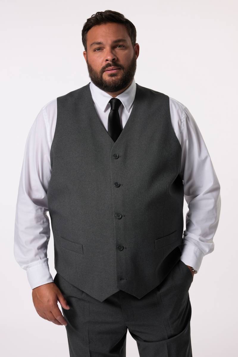 Große Größen Men+ Weste, Herren, grau, Größe: 56, Polyester, Men Plus von Men Plus