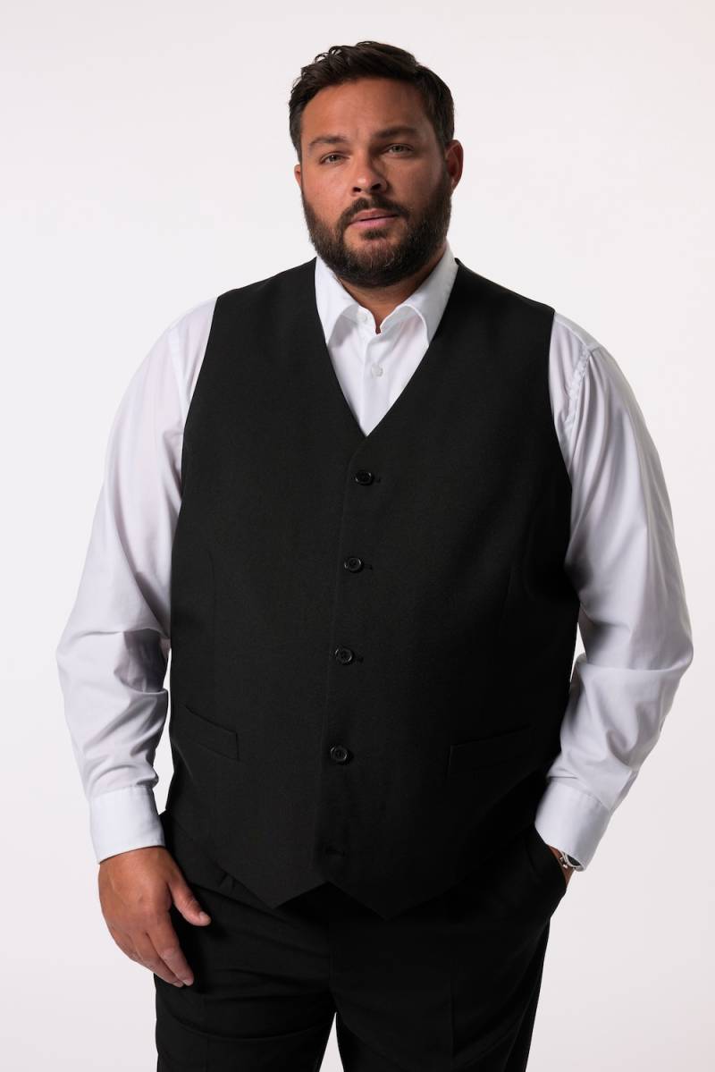 Große Größen Men+ Weste, Herren, schwarz, Größe: 60, Polyester, Men Plus von Men Plus