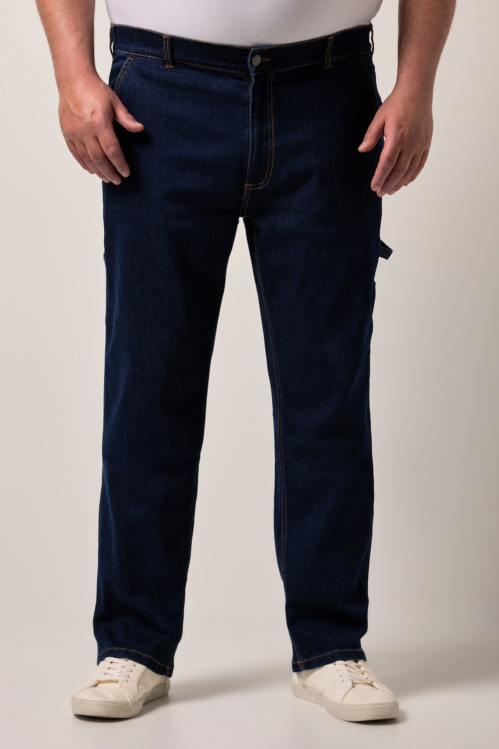 Große Größen Men+ Workwear-Jeans, Herren, blau, Größe: 68, Baumwolle, Men Plus von Men Plus