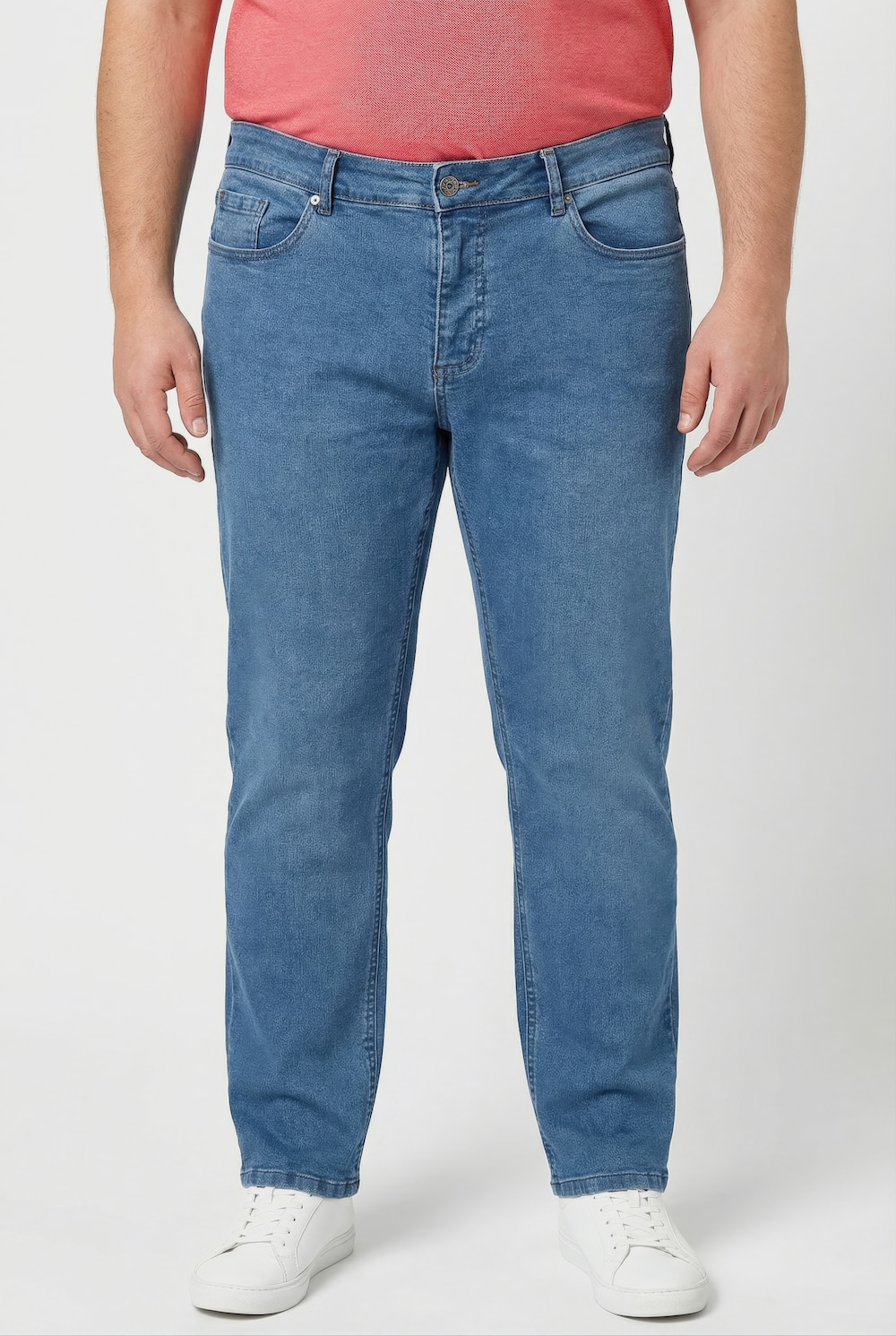 Große Größen Men + Jeans, Herren, blau, Größe: 58, Baumwolle, Men Plus von Men Plus